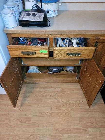 Contents of Left Kitchen Cabinets