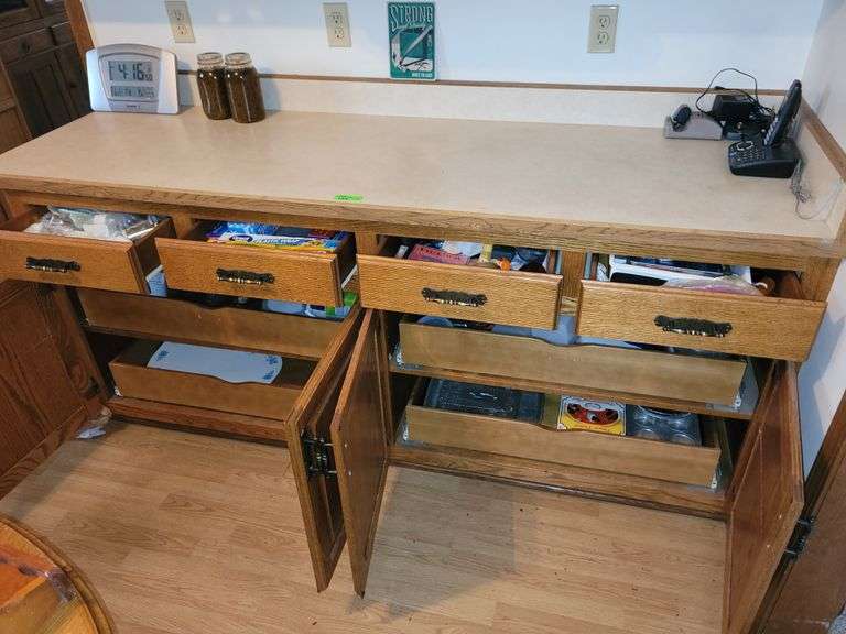 Contents of Lower Right Kitchen Cabinets