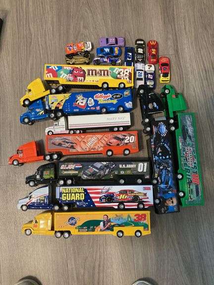 8 Collectible NASCAR Semi trucks