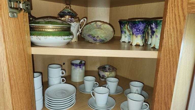 Teacups Saucers Ice Cream Dishes China. Kitchen