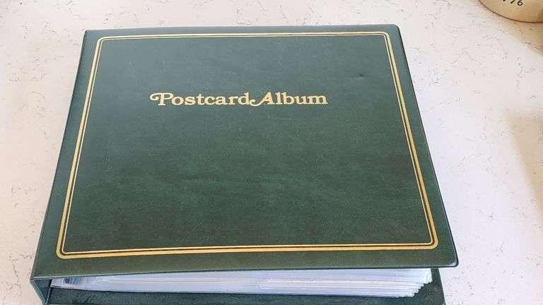 Large Binder Full of Vintage Postcards. A