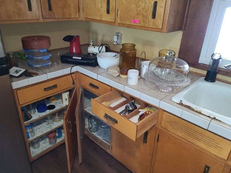 Misc. Kitchen Items and Contents of Cabinets