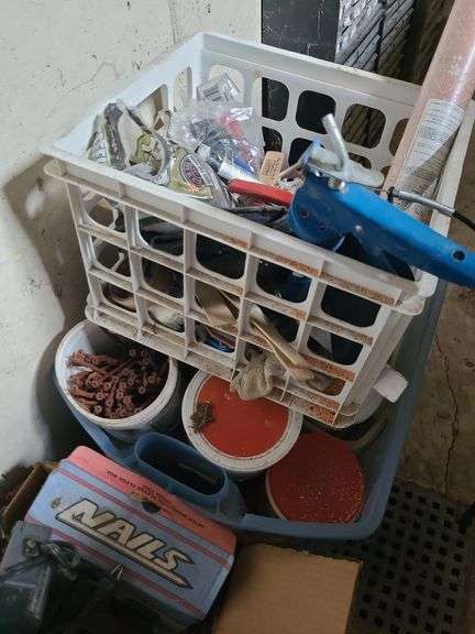 Various Hardware and Garage Items in Barn