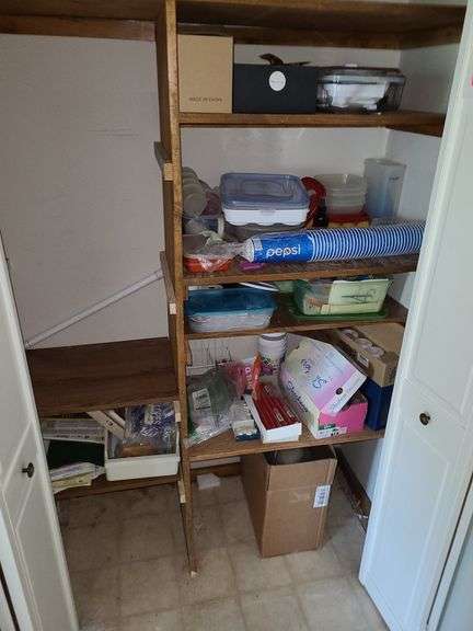 Contents of Kitchen Closet