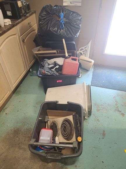 Misc. Clothes, Gas Can, Pictures and More in Lab