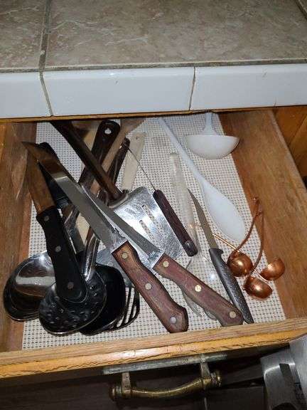Misc. Kitchen Items and Contents of Cabinets