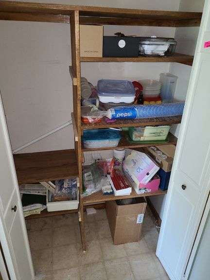Contents of Kitchen Closet