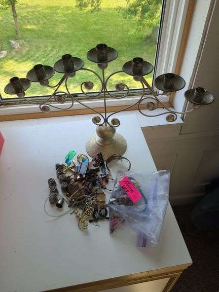 Costume Jewelry and Candelabra in Bedroom 4