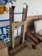 Two Wheel Appliance Dolly on Back Patio