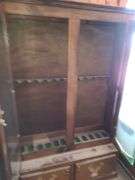 48x69x15 Locking Wood Gun Cabinet with Key in Upstairs Office