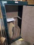 30x65x23 John Deere Gun Safe in Garage