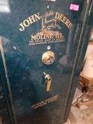 30x65x23 John Deere Gun Safe in Garage