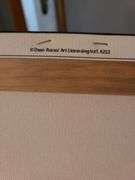 Printed Stretcher Frame Mounted Artistic Dog Picture.