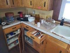Misc. Kitchen Items and Contents of Cabinets