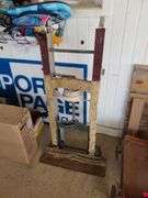Two Wheel Appliance Dolly on Back Patio