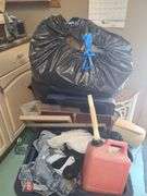 Misc. Clothes, Gas Can, Pictures and More in Lab