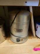 Pasteurizer, Slow Cooker, and Cook Pots in Hallway Closet