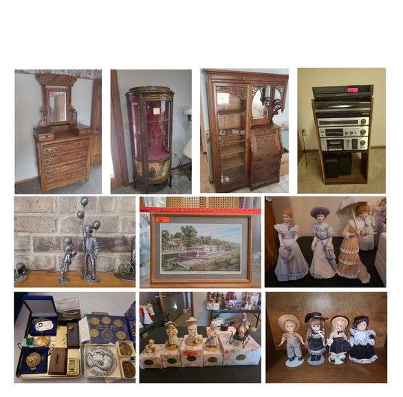 Antique Furniture, Vintage Dolls, Porcelain Figurines, Artwork, Collectibles and More