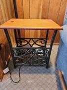 La-Z-Boy Rocker Recliner 3-Head Corner Lamp & Side Table. Den