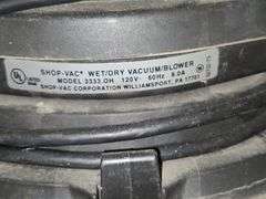 Shop-Vac Shop Sweep & 10 Gal. 3hp Wet / Dry Vacuum. Garage