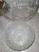 Pyrex  baking dishes.