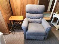 La-Z-Boy Rocker Recliner 3-Head Corner Lamp & Side Table. Den