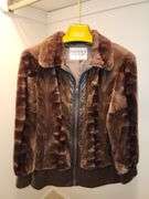 Pappas Furs Custom Designed Leather & Mink Coat. Mstr