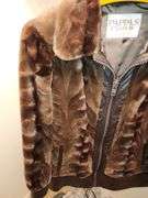 Pappas Furs Custom Designed Leather & Mink Coat. Mstr