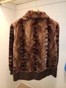 Pappas Furs Custom Designed Leather & Mink Coat. Mstr