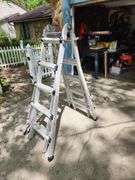 AL-22 Gorilla Ladder 4 in 1 Heavy Duty Ladder. Garage