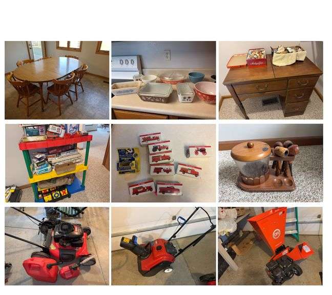 Household Furniture and Decor, Tools, Snowblower, Electronics, Collectibles and More