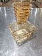 Bid is x 6 - 1/6 Size 4" Deep Food Pans