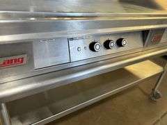 Lang 160TC LG Series 60" Electric Countertop Chrome Plate Griddle with Snap-Action Controls