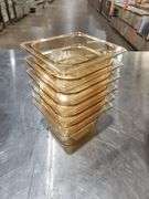 Bid is x 6 - 1/6 Size 4" Deep Food Pans