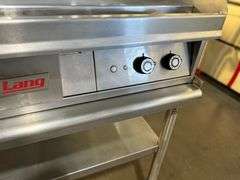 Lang 160TC LG Series 60" Electric Countertop Chrome Plate Griddle with Snap-Action Controls