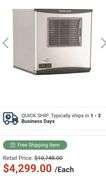 New Scratch  and Dent Scotsman 450 lb Flaker ( Sonic Ice) Ice Machine 