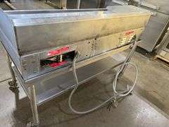 Lang 160TC LG Series 60" Electric Countertop Chrome Plate Griddle with Snap-Action Controls