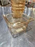 Bid is x 6 - 1/6 Size 4" Deep Food Pans