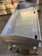 Lang 160TC LG Series 60" Electric Countertop Chrome Plate Griddle with Snap-Action Controls