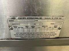 Lang 160TC LG Series 60" Electric Countertop Chrome Plate Griddle with Snap-Action Controls