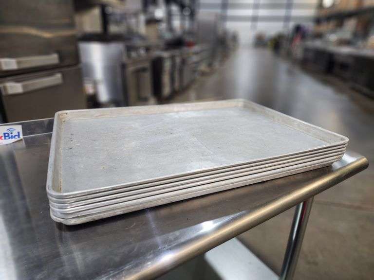 Bid is x 6 Full Size Sheet Pans