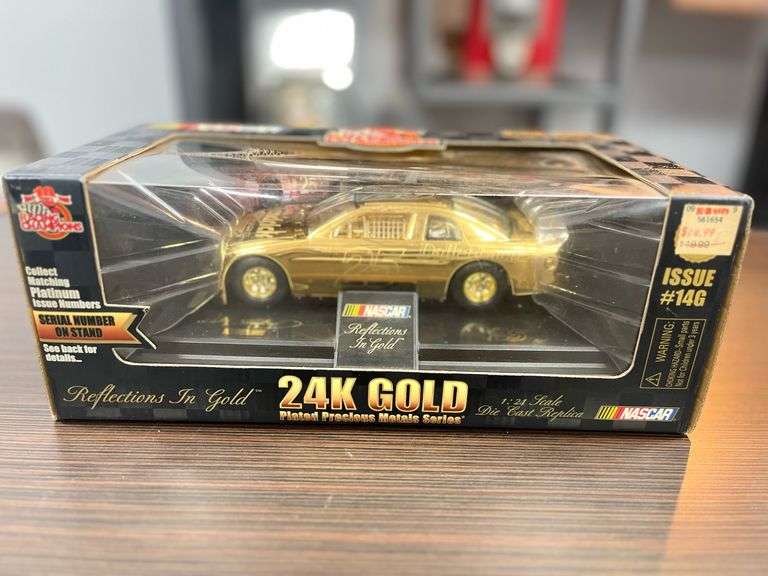 Racing Champions NASCAR 10 Years Reflections In Gold Racing Collectibl