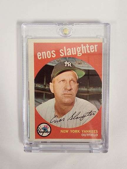 1959 Topps Enos Slaughter Baseball Card