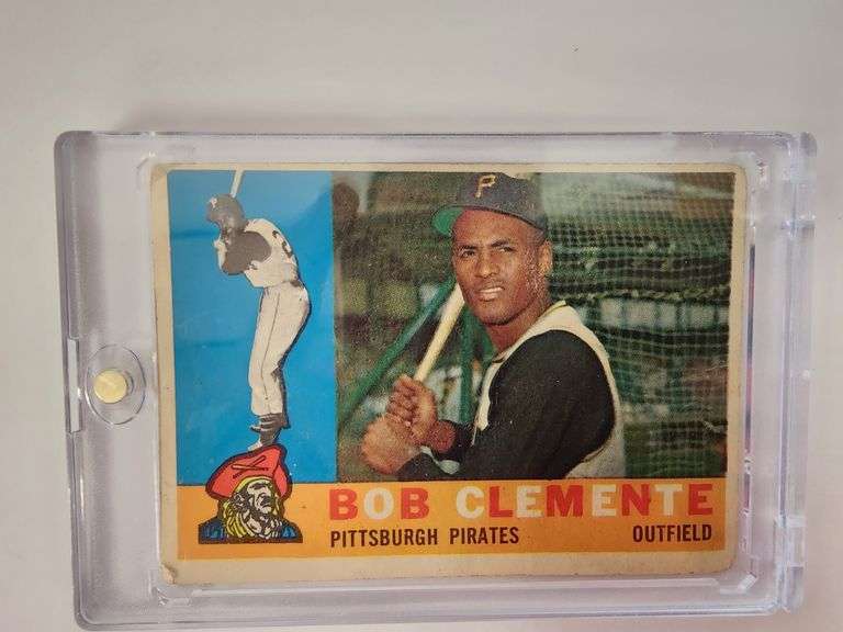 1960 Topps Bob Clemente Baseball Card