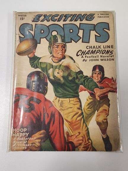 1950 Exciting Sports Chalk Line Champions A Football Novelet
