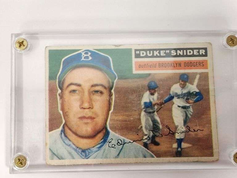 1956 " Duke" Snider Brooklyn Dodgers Baseball Card