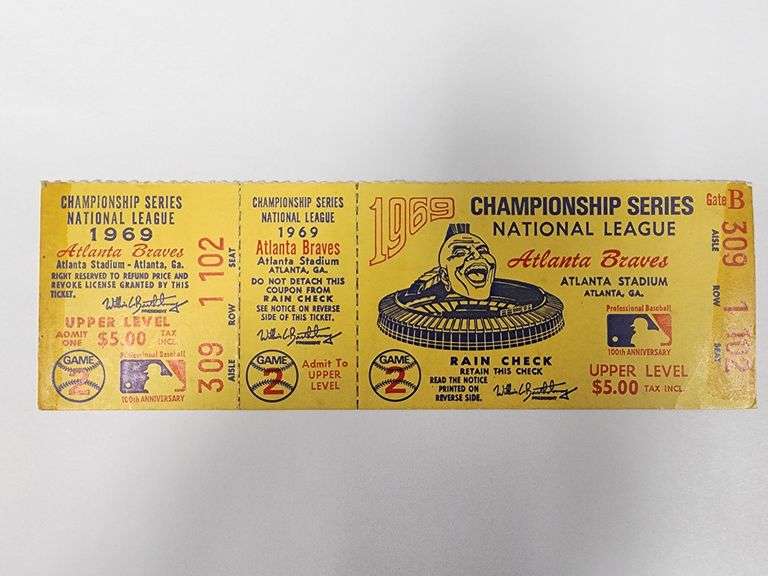1969 National League Championship Series Ticket