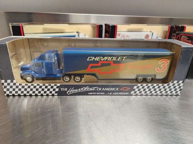 Bid x 6 Die Cast Cab Racing Team Transporter