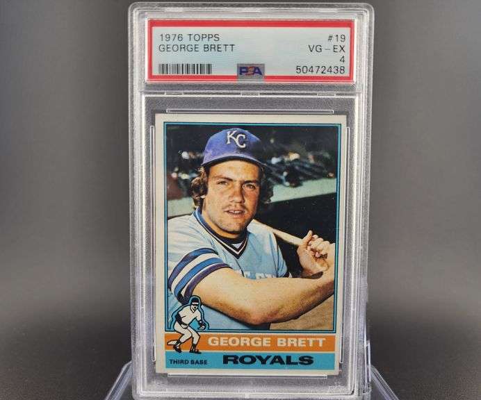 1976 PSA Topps George Brett Royals #19 VG-EX 4 Baseball Card