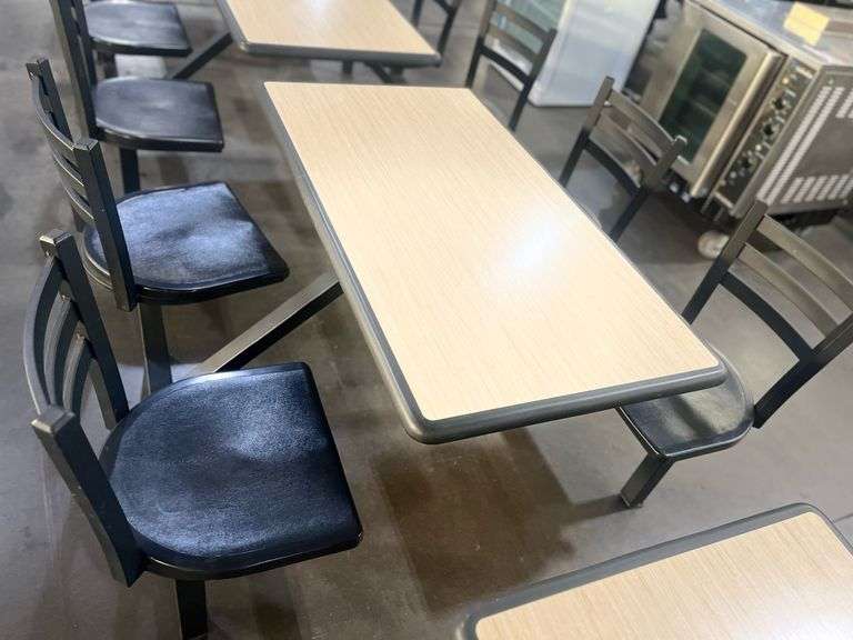 Plymold 4 Seater Booth Table

Table top is 44” x 24”

Overall is 57” x